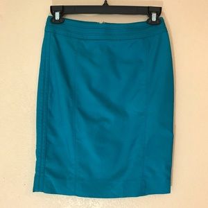 WHBM perfect form teal blue skirt size 4 skirt